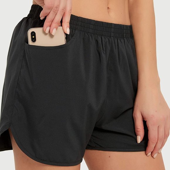 Women's 3"/4"/7" Running Shorts Gym Athletic Quick-Dry Shorts with Pockets - Picture 3 of 7